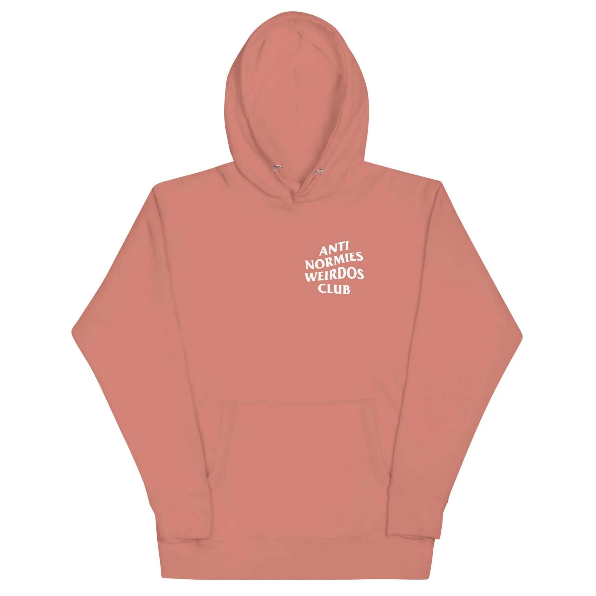 Anti Normies Weirdos Club Hoodie | Pink