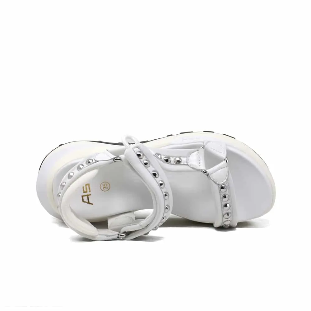 ASH SHOGUN OFF WHITE WEDGE LADIES SANDALS