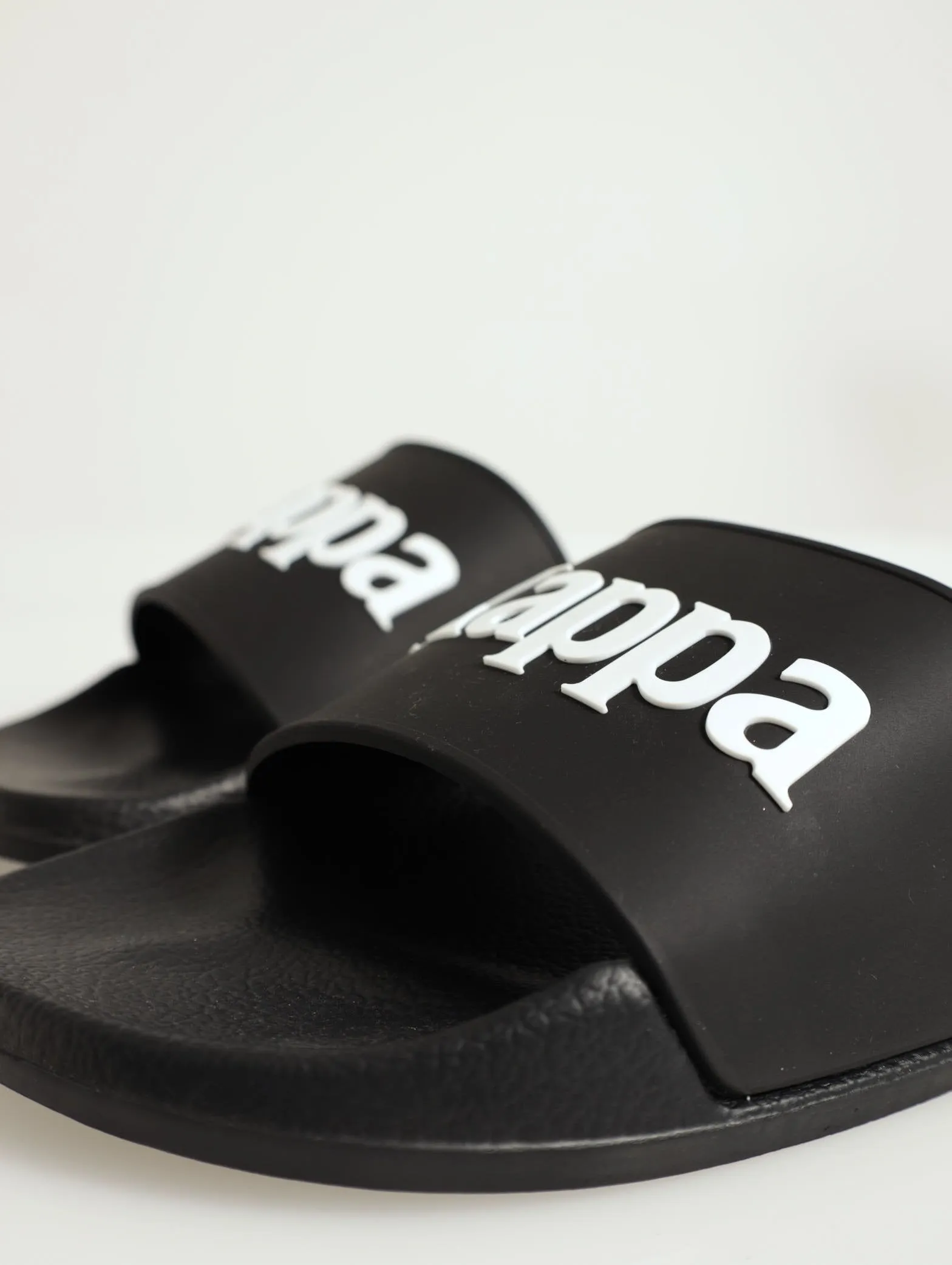 Authentic Caesar Pool Slide Sandal - Black/White
