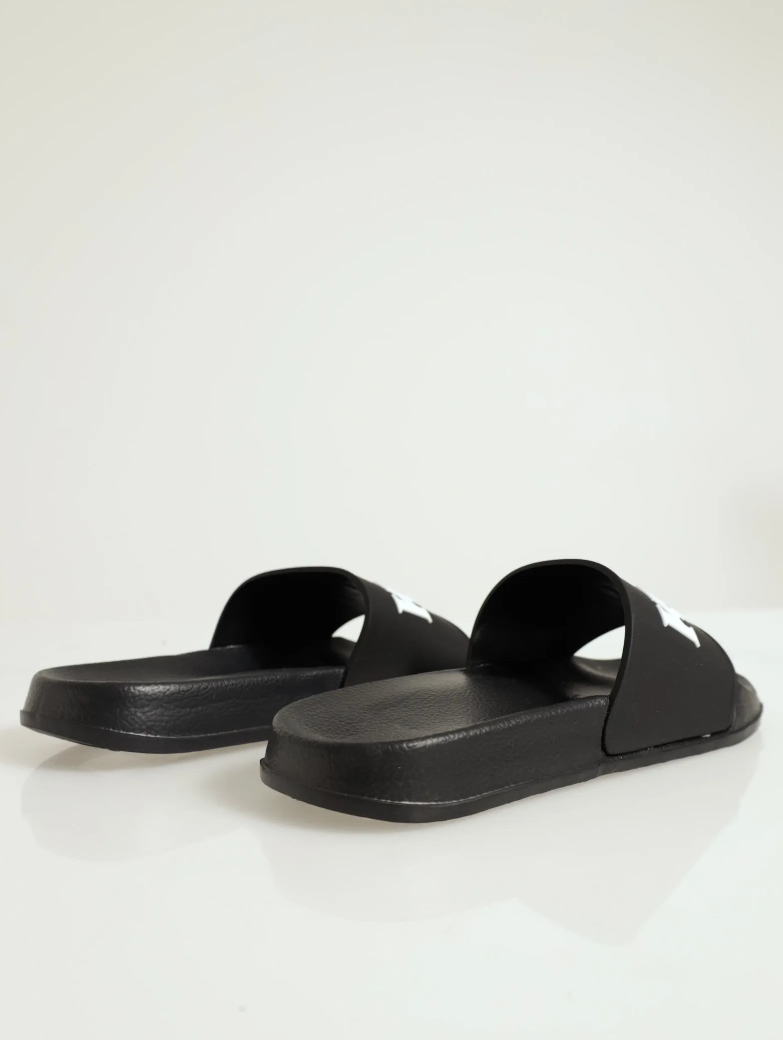 Authentic Caesar Pool Slide Sandal - Black/White