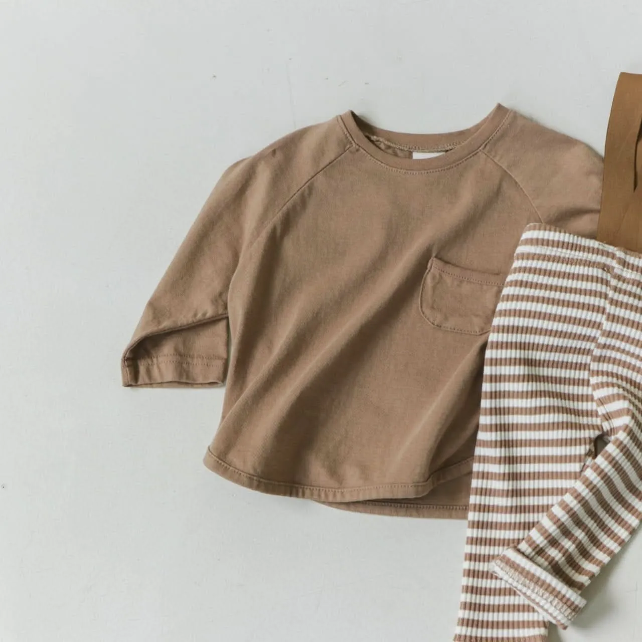 Baby BH Pocket Raglan Long Tee (3-18m) - 3 Colors