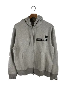 Bape BUSY OPERTR Full Zip Hoodie Size: L