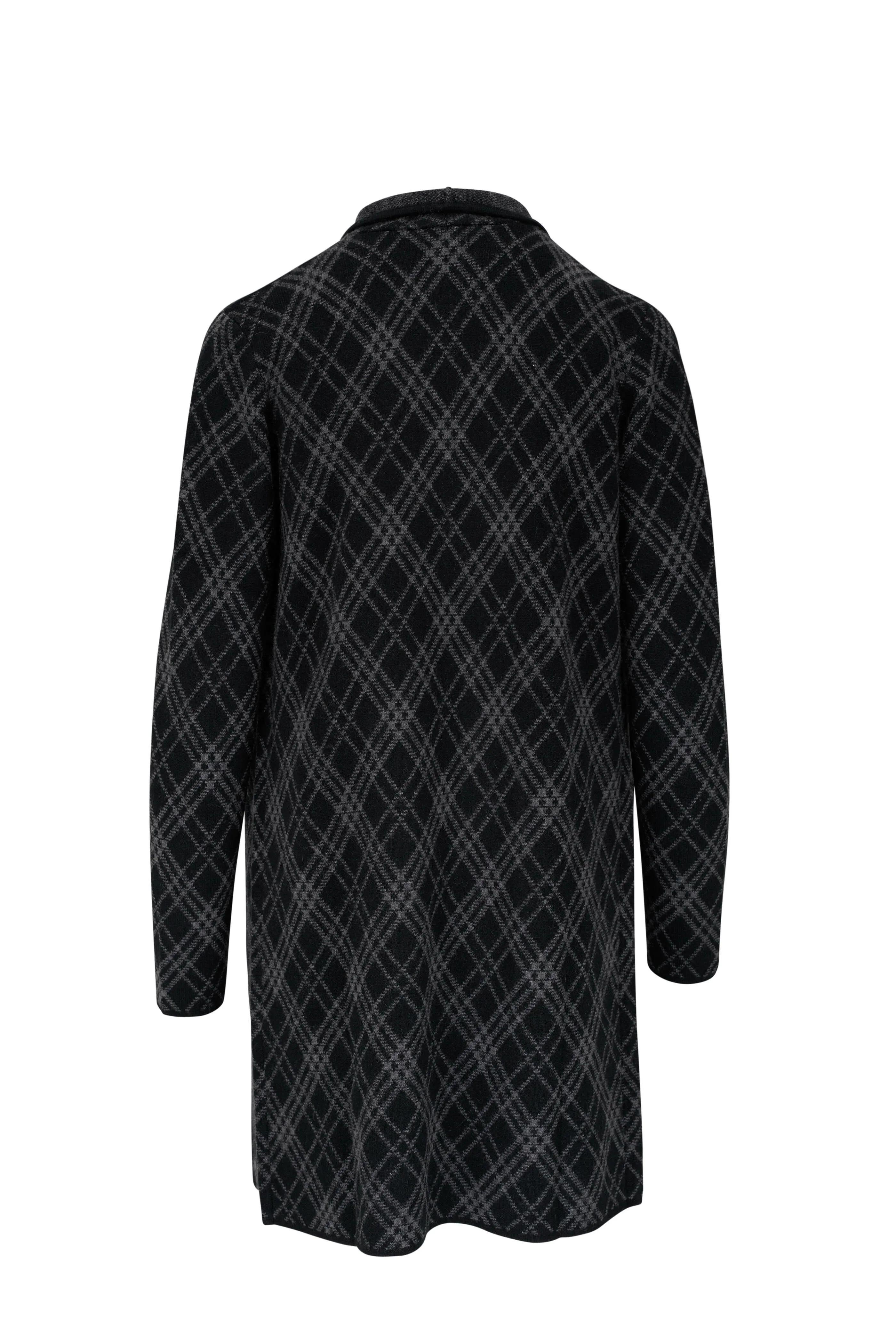 Bias Plaid Cardigan