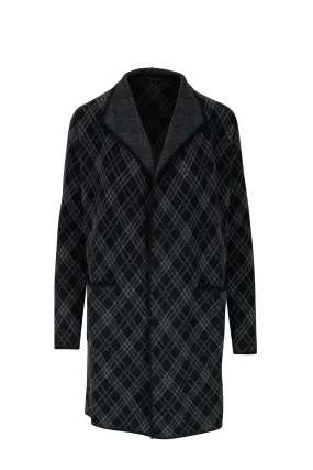 Bias Plaid Cardigan