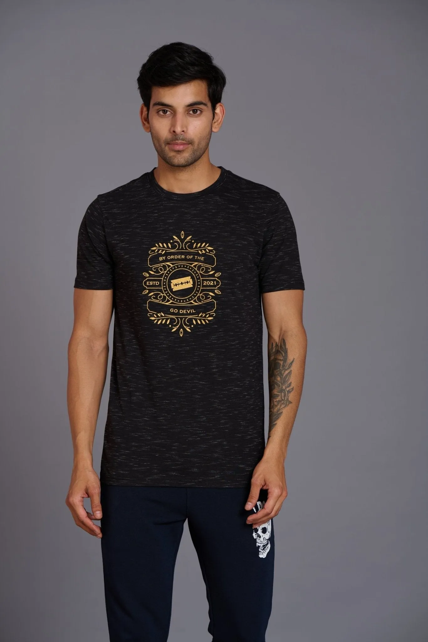 By Order Of The ESTD 2021 Black T-Shirt for Men