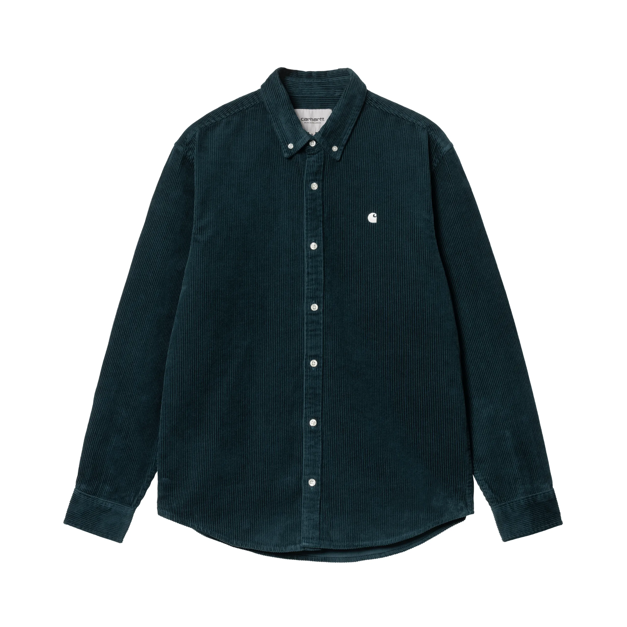 Carhartt WIP Madison Cord Shirt - Duck Blue / Wax exclusive at Remix