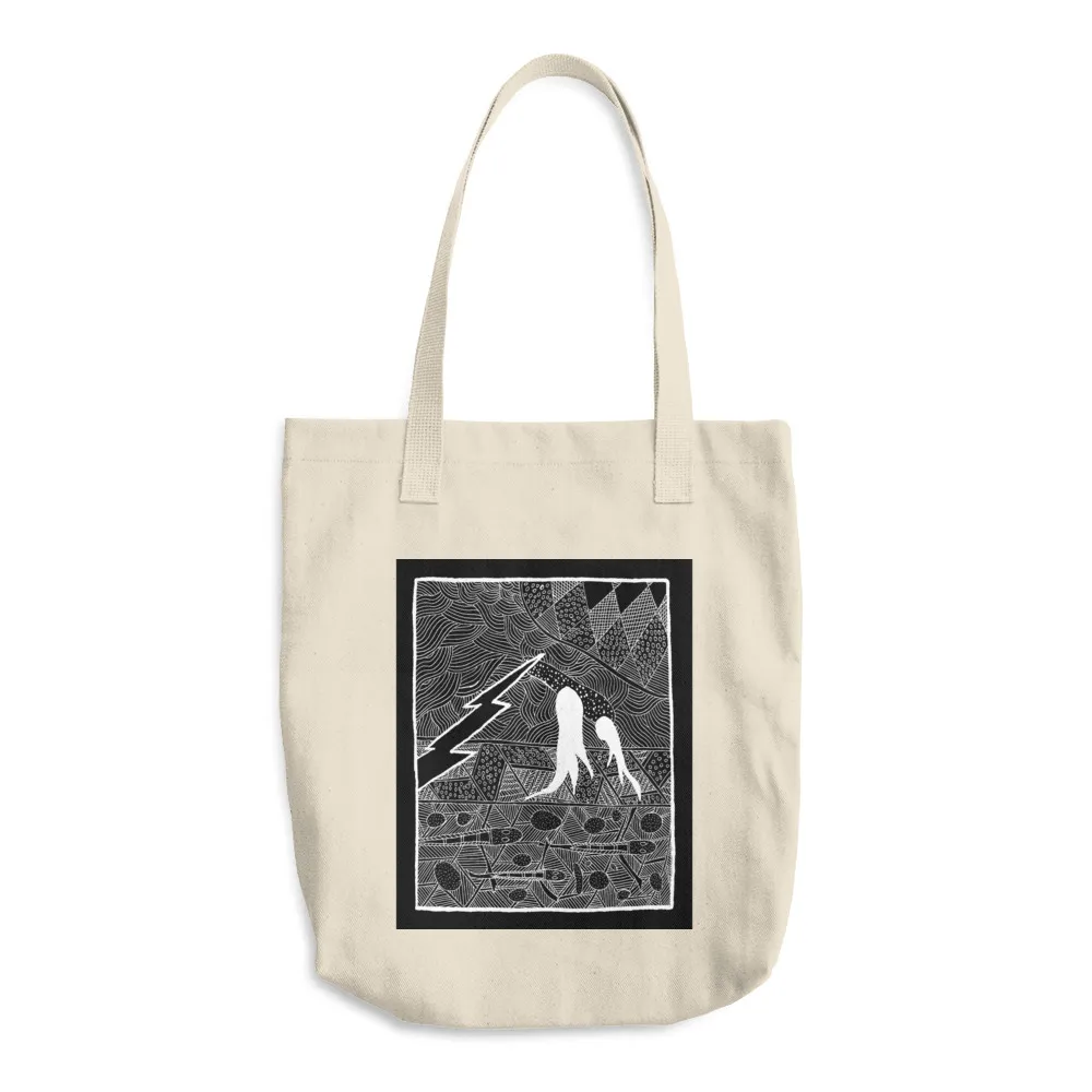 Cotton Tote Bag Barton Springs Creation Story