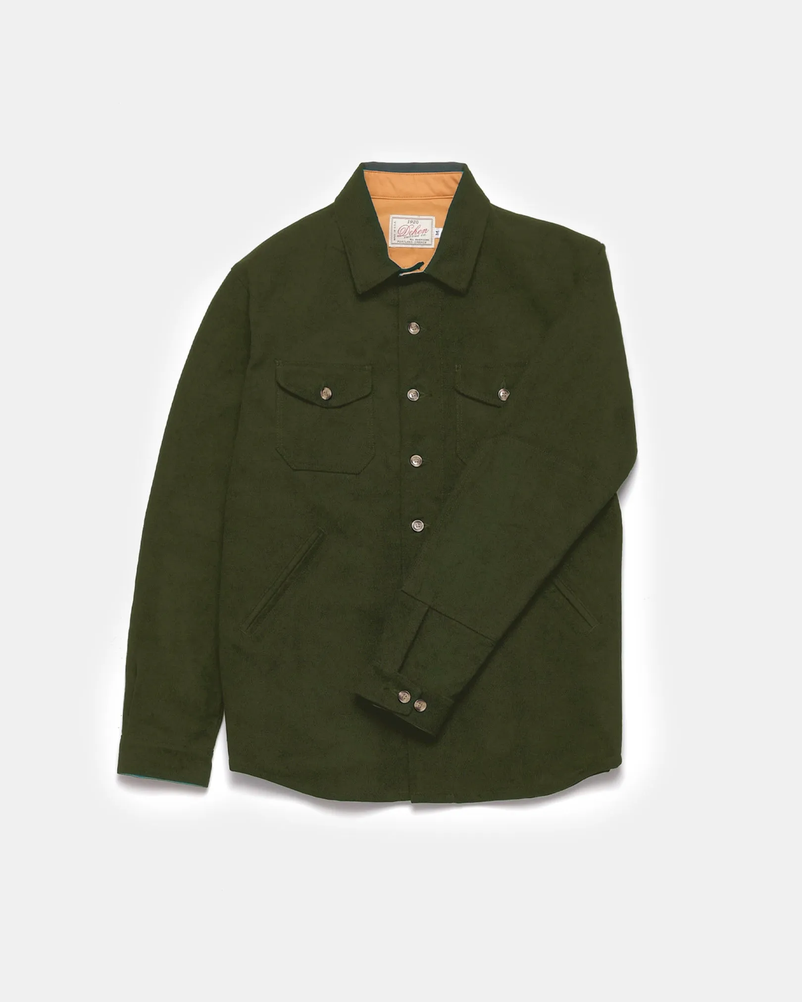 Crissman Overshirt - Loden Moleskin
