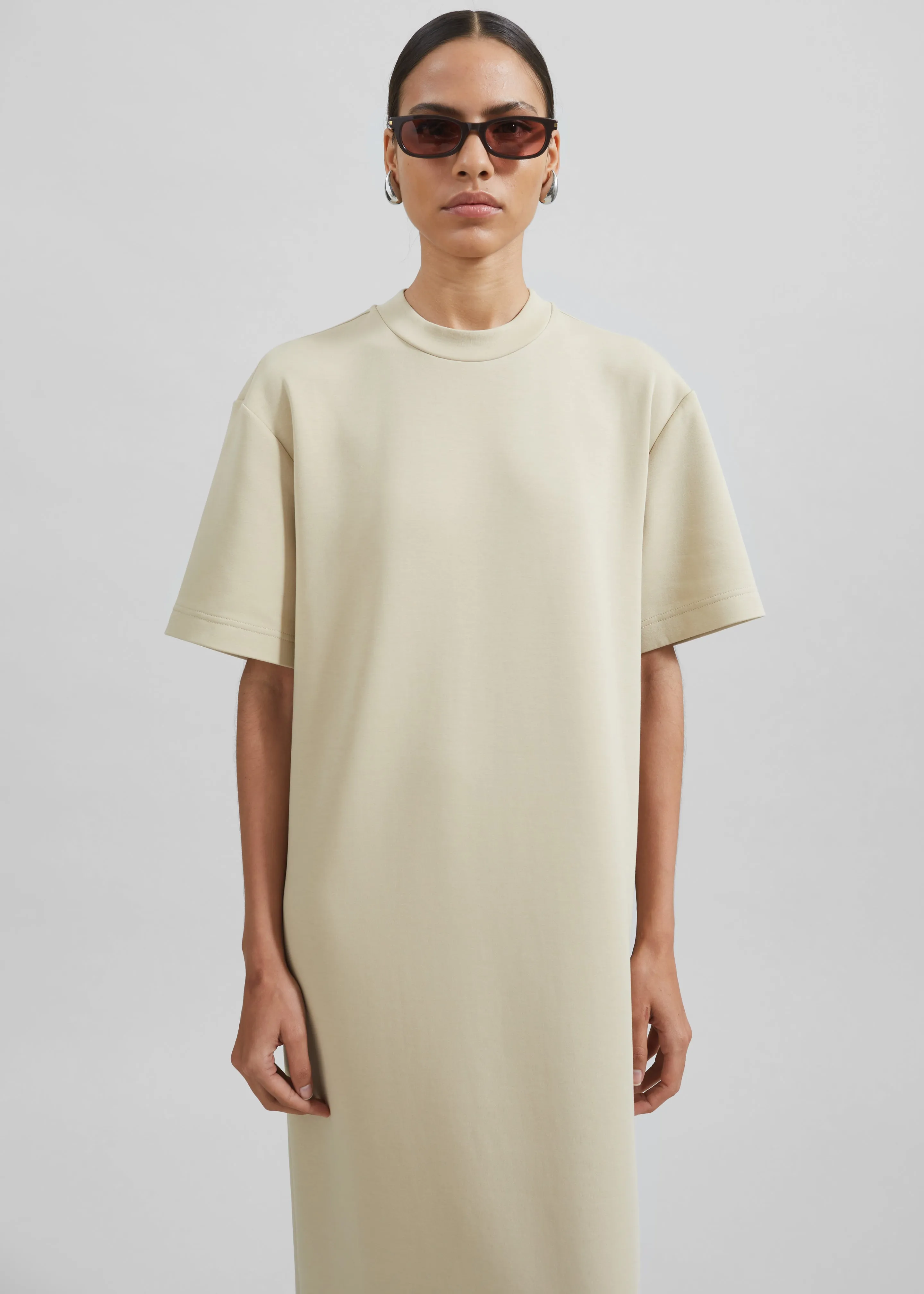 Ellis Tee Dress - Beige