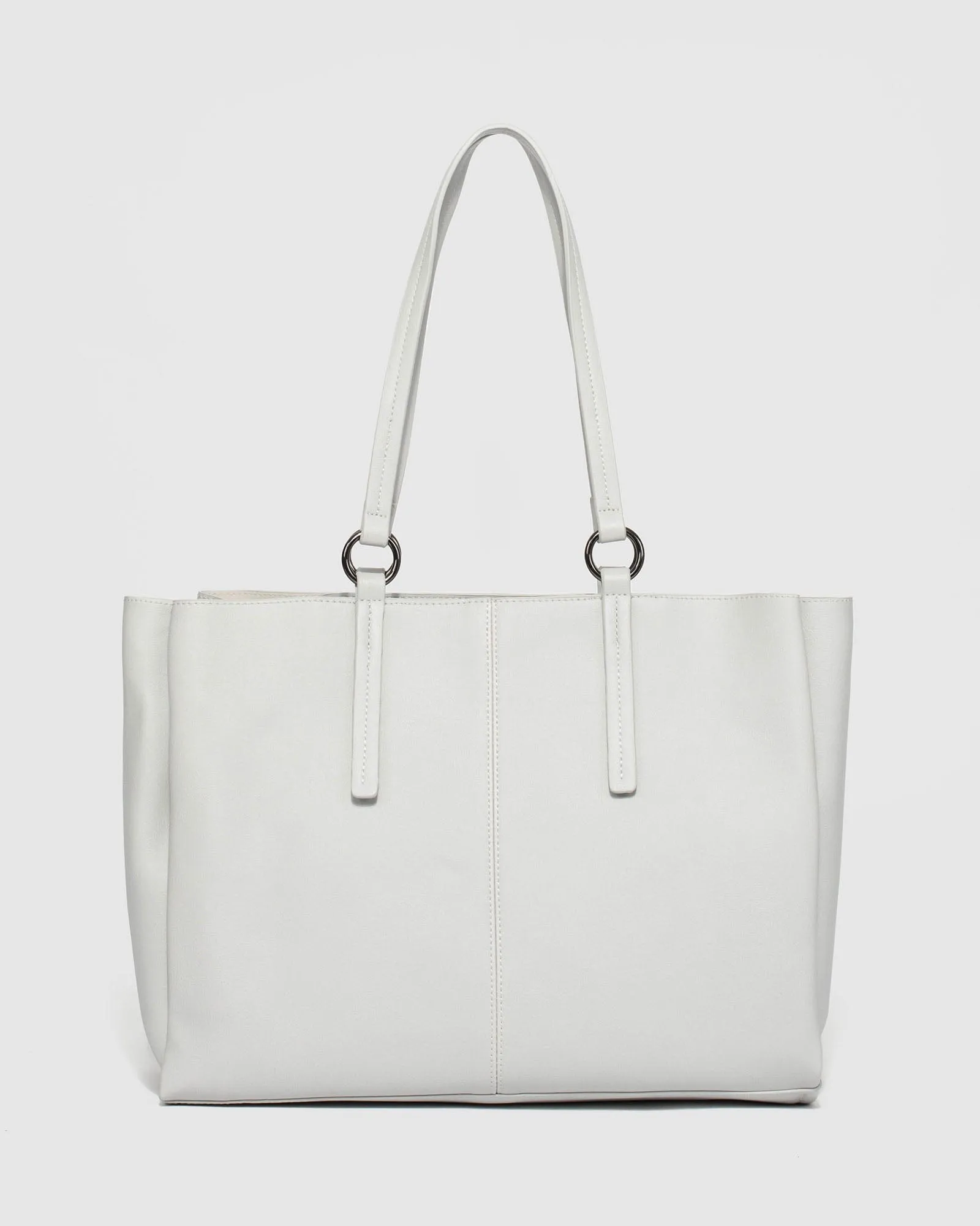 Grey Stacey Ring Tote Bag