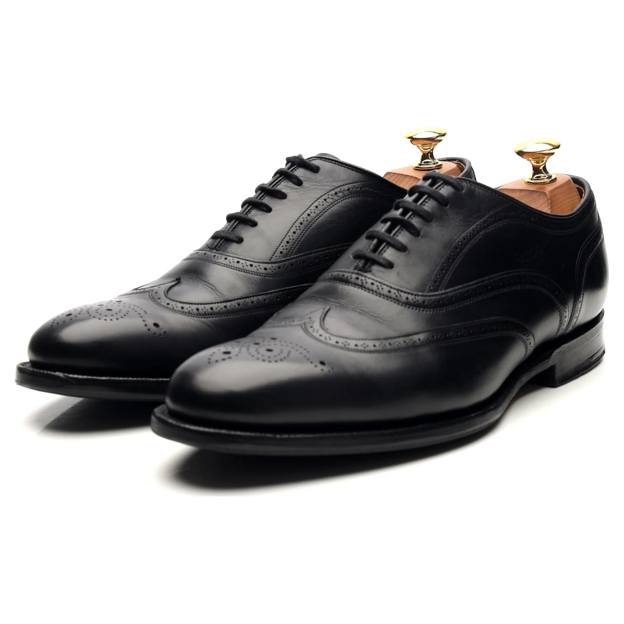 'Gunthorpe' Black Leather Oxford UK 6.5 G