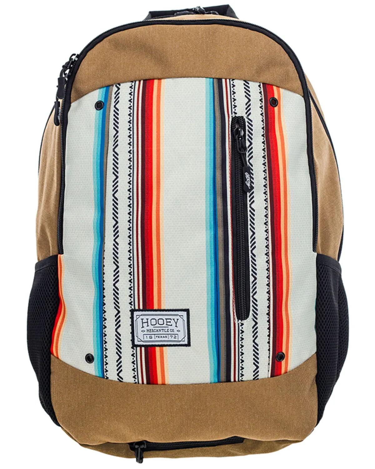 Hooey Rockstar Serape Striped Print Logo Backpack