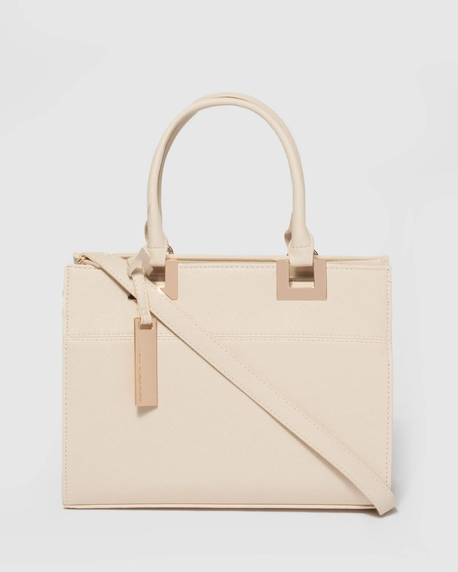 Ivory Steph Tag Mini Tote Bag