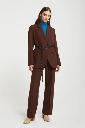 Jacket with belt