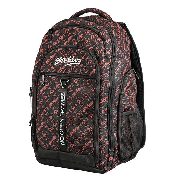KR TPC Black Red Backpack