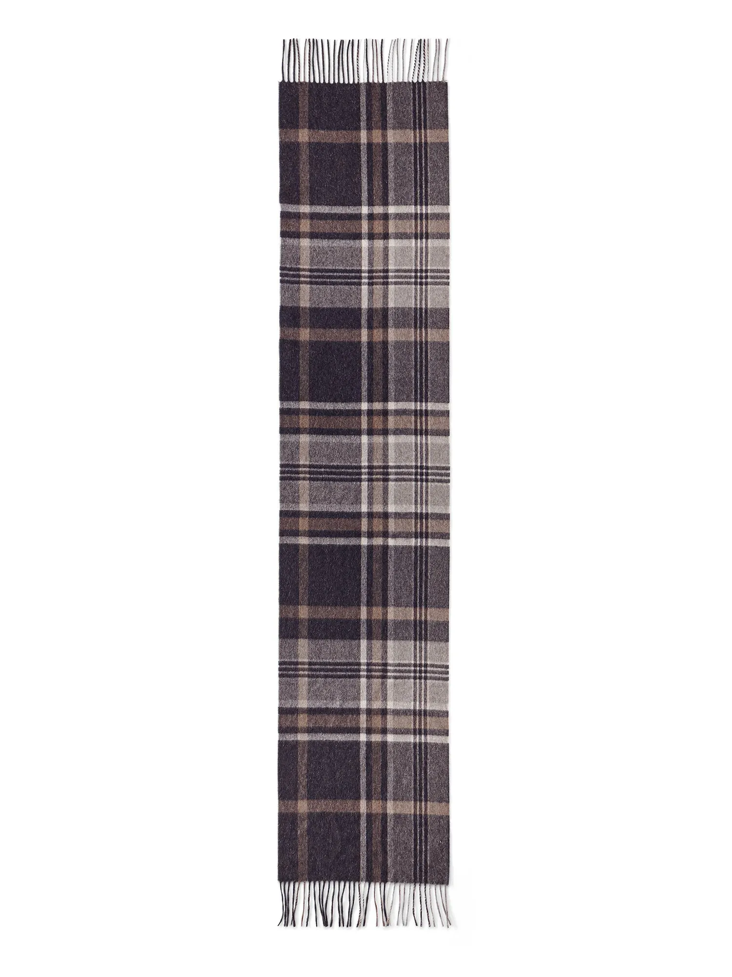 Plaid Cashmere Scarf