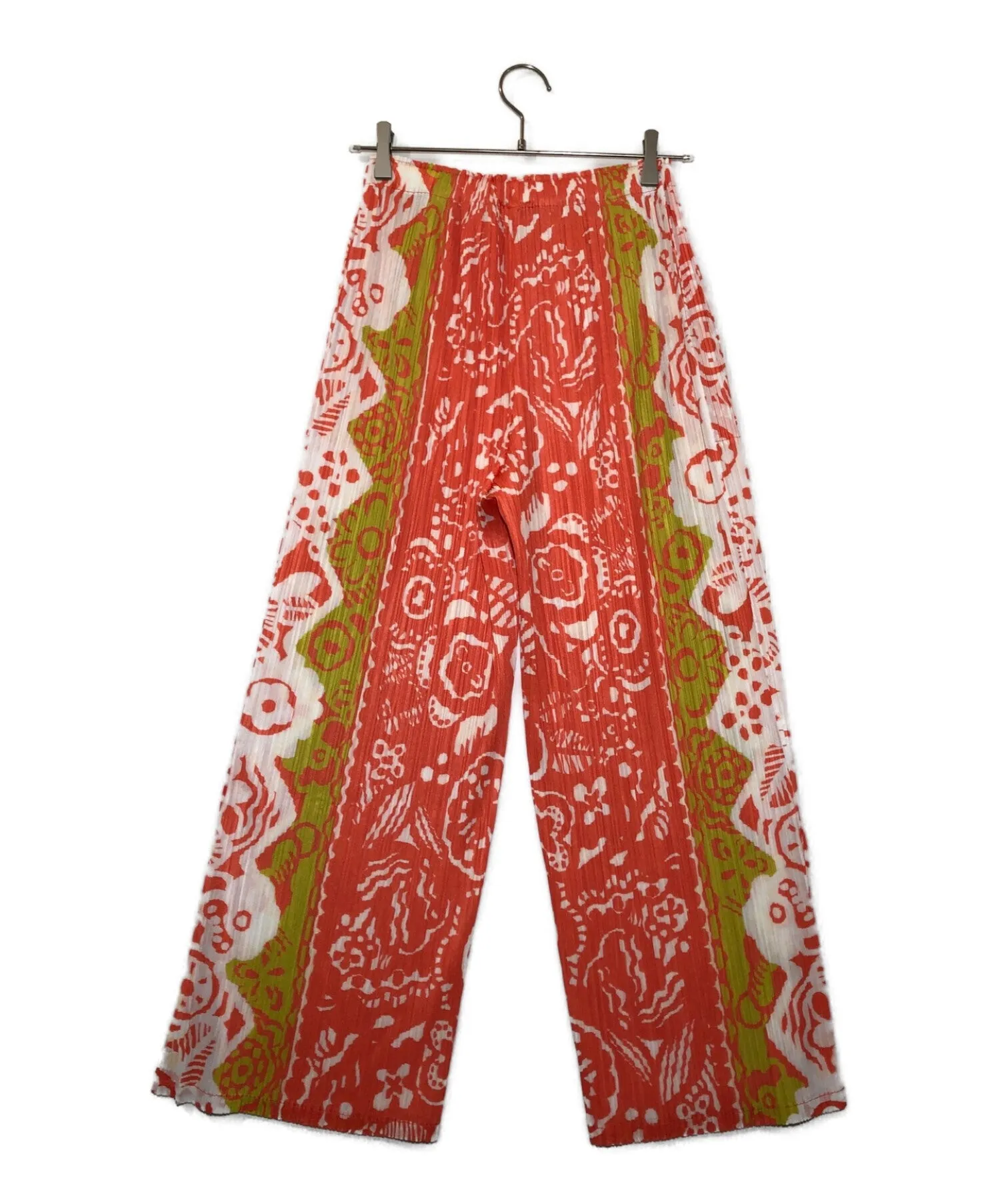 [Pre-owned] PLEATS PLEASE pleated pants with a full pattern PP81-JF723