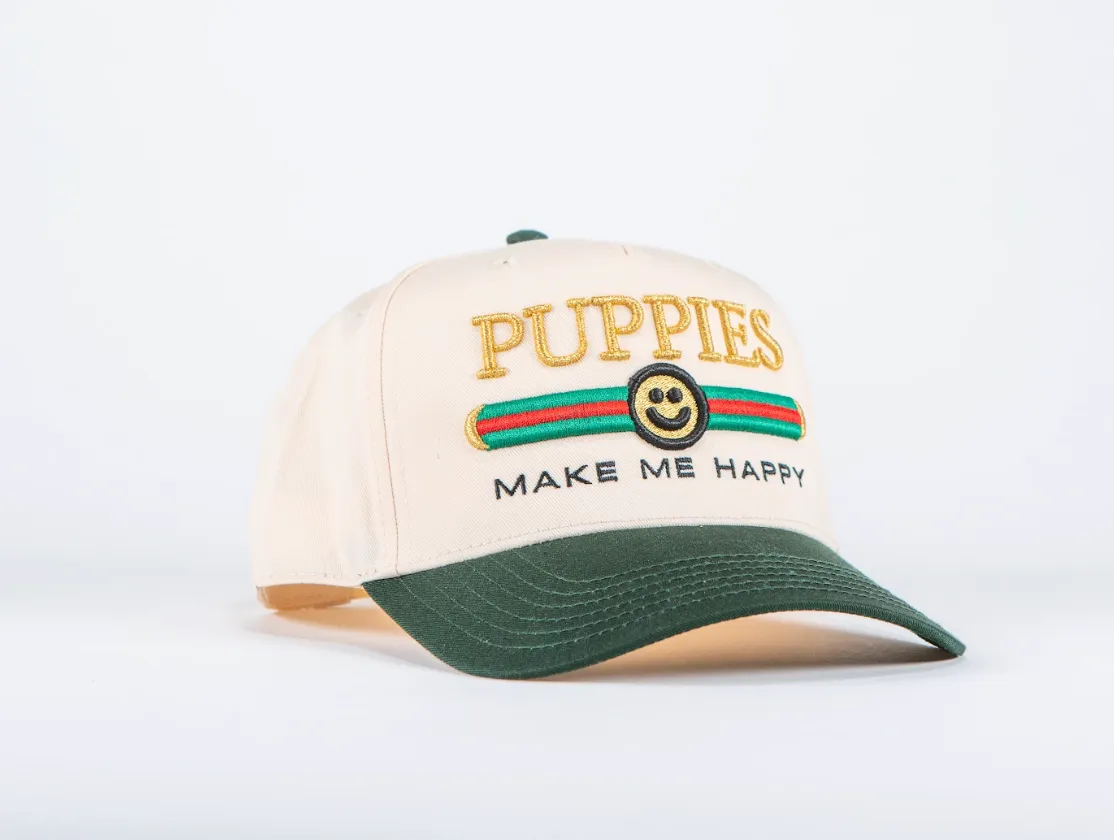 Pup Lux | 5 Panel Hat | Natural