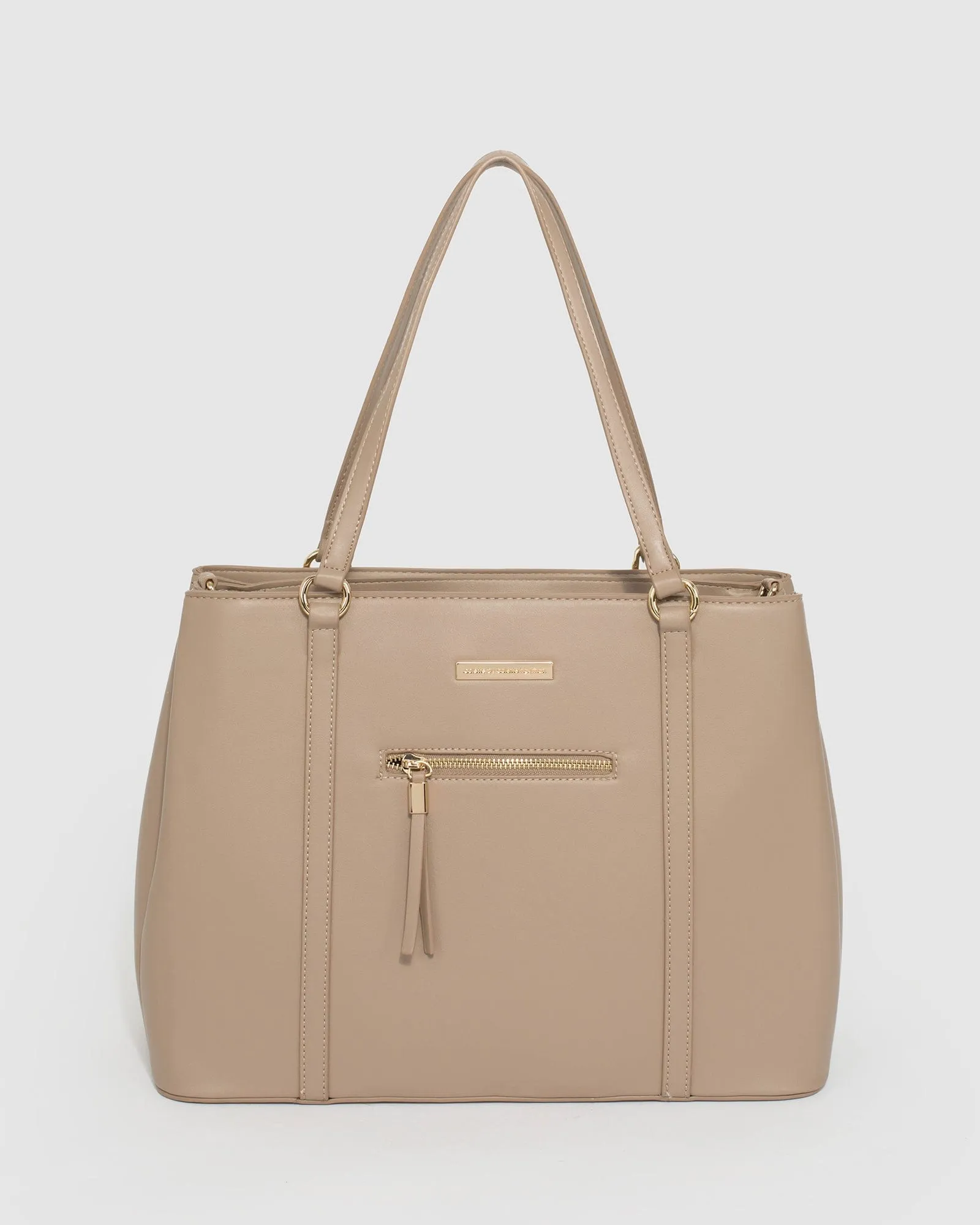 Taupe Lucy Tech Tote Bag