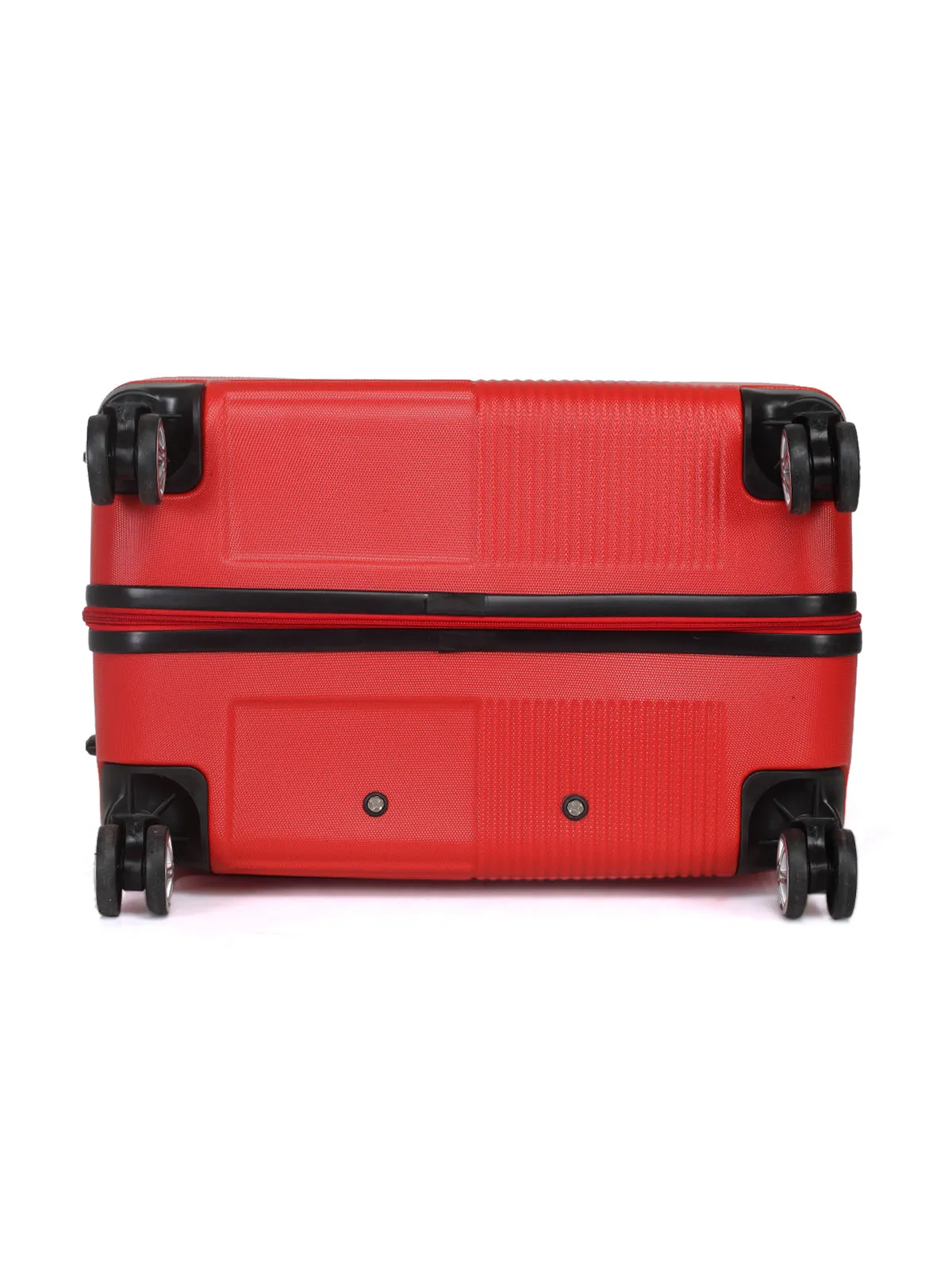 Teakwood Unisex Red Trolley Bag - Large